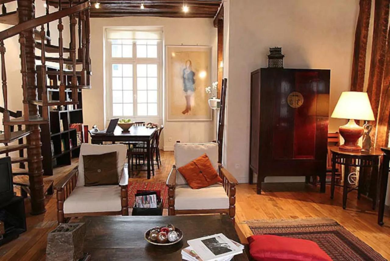 Appartement Charming Cosy Triplex In Trendy Marais à Paris Extérieur photo